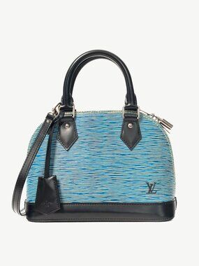 Louis Vuitton Alma BB Denim Epi Leather Tote